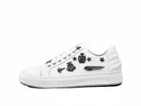 philipp plein chaussure tete de mort metal snap white